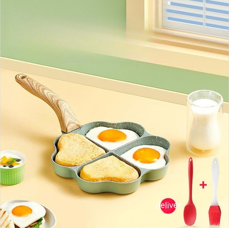 Aluminum Four Hole Frying Pan