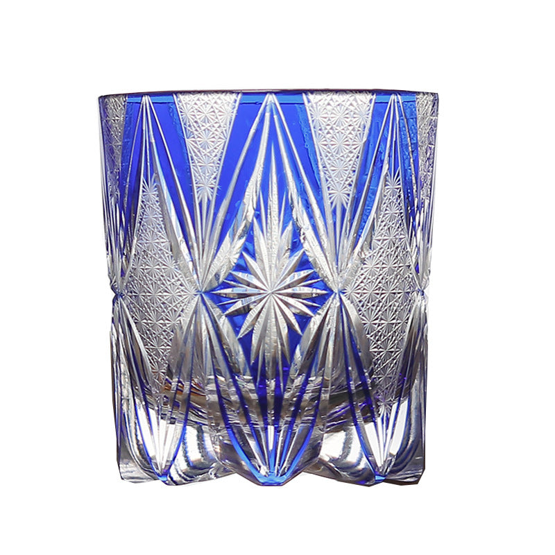 Hand Carved Crystal Glass