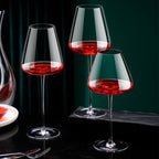 Crystal Glass Beverage Goblet For Elegant Table Serving