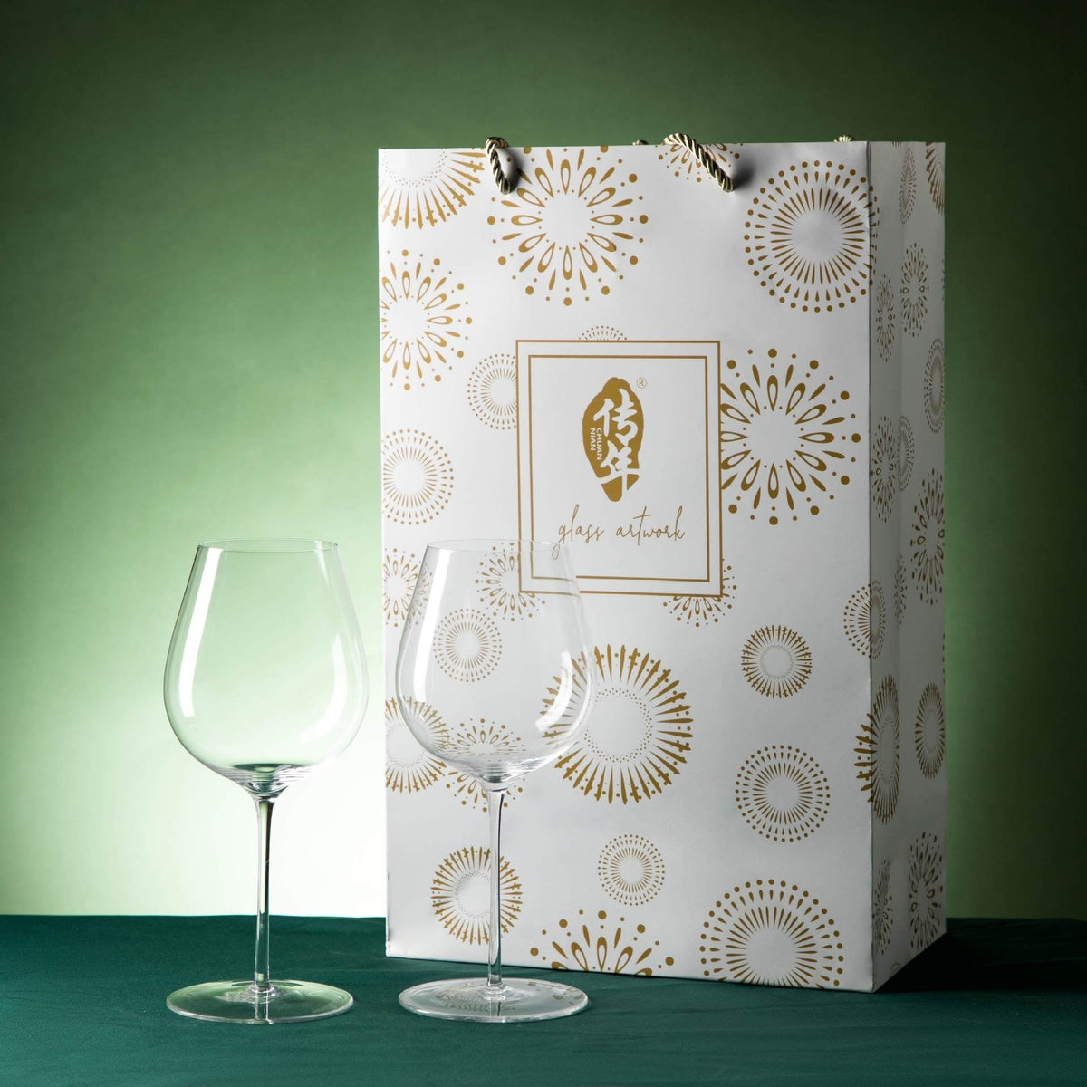 Crystal Glass Goblet Gift Set