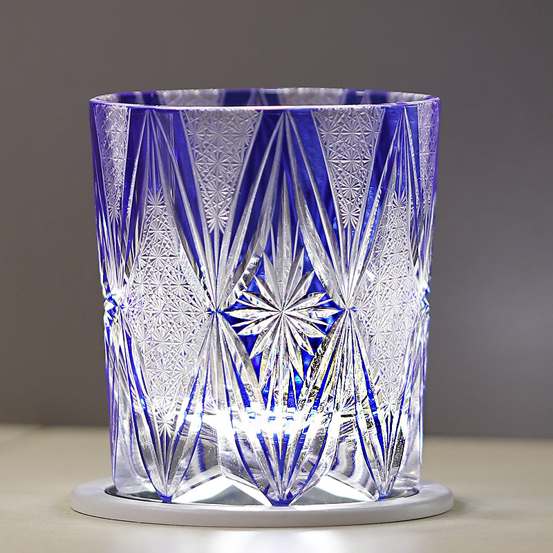 Hand Carved Crystal Glass
