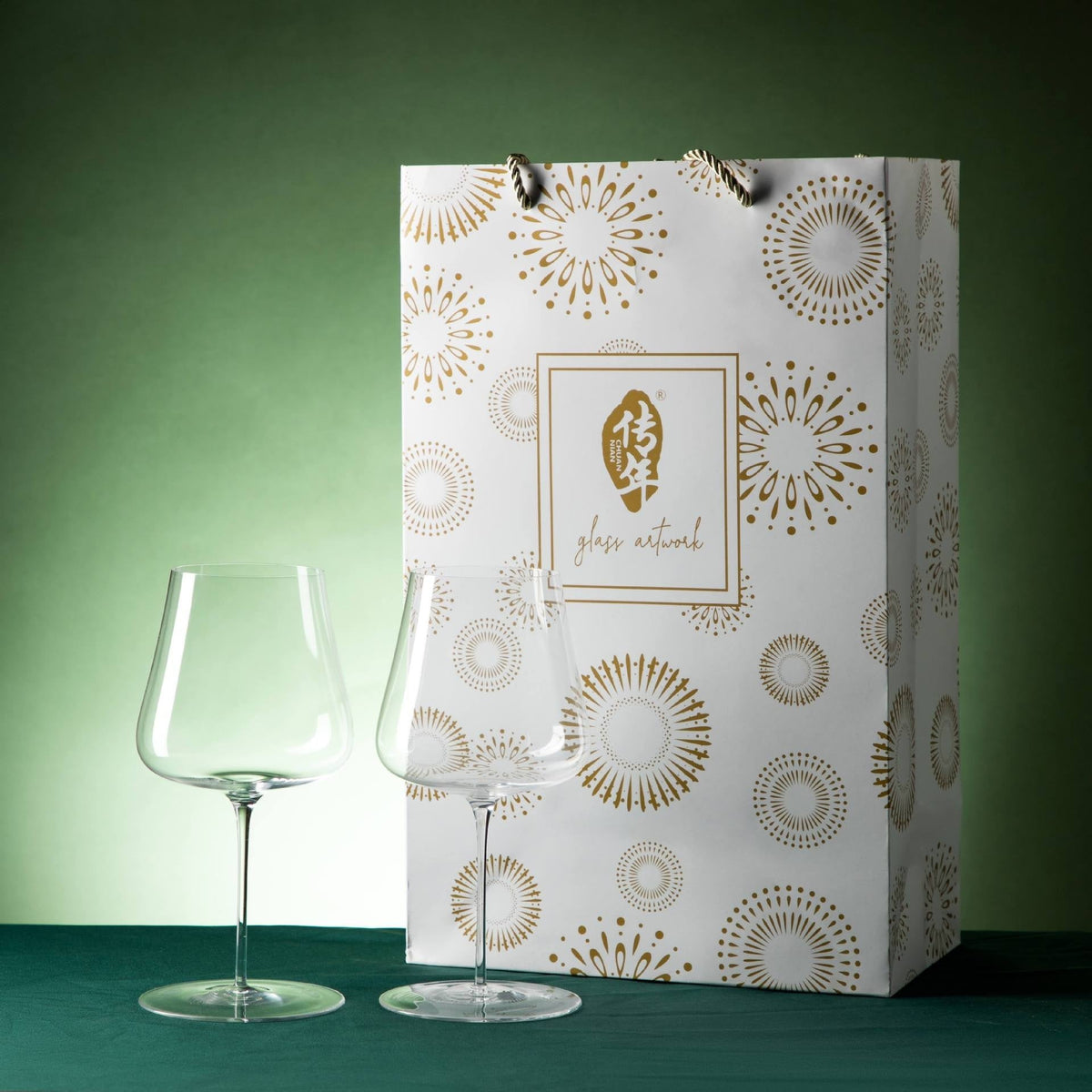 Crystal Glass Goblet Gift Set