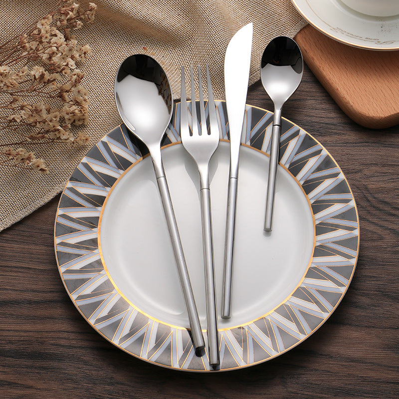 Creative Three-Piece Stainless Steel Cutlery Set