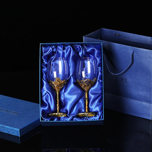 Crystal Glass Decanter And Goblet Set European Style