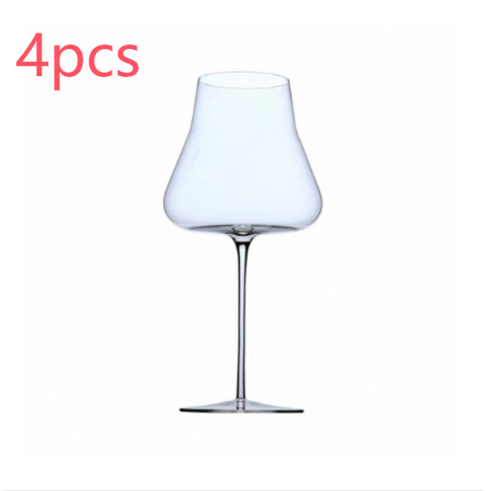 Crystal Glass Decorative Flute Goblet Set