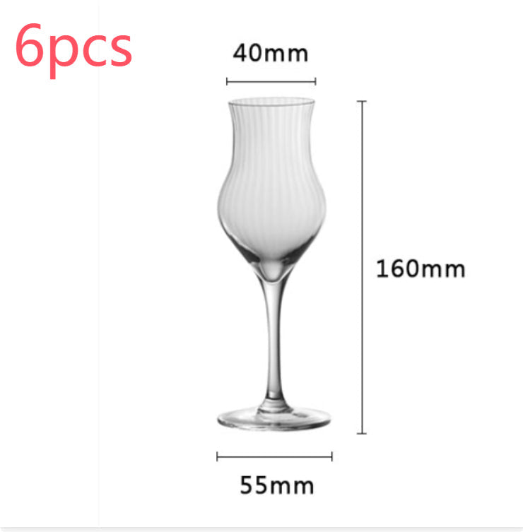 Tulip Crystal Decorative Goblet Glass
