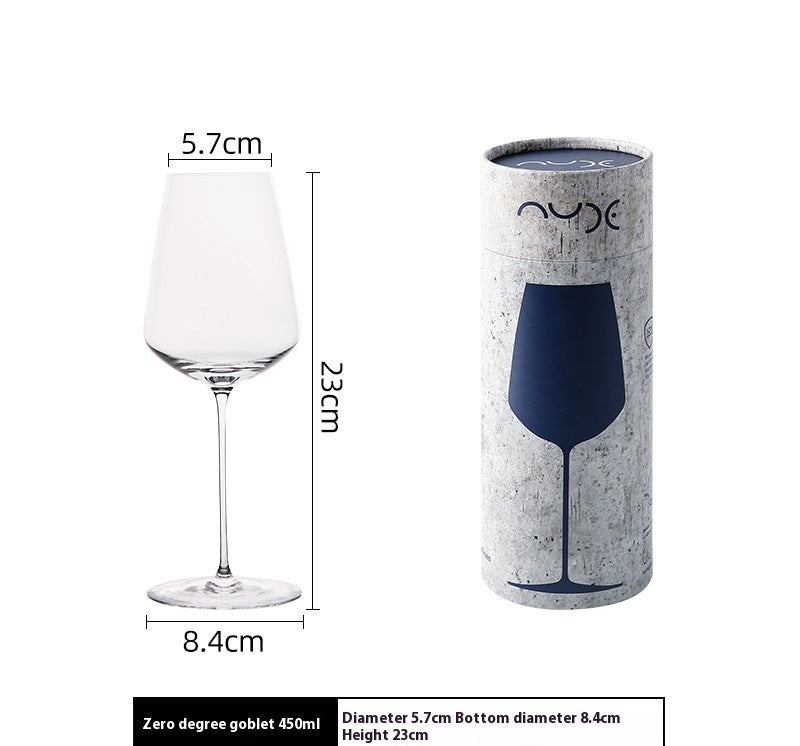 Ultra-Thin European Style Crystal Decorative Goblet Glass