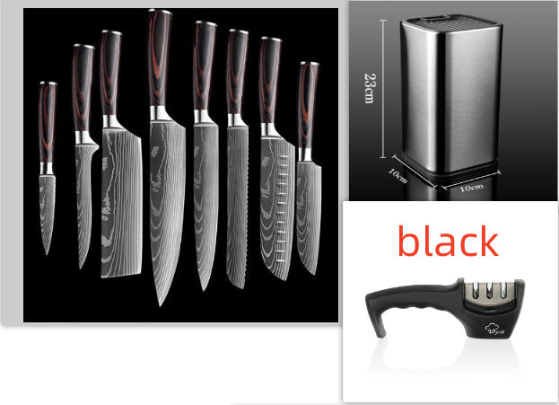 Chef Kitchen Cleaver And Slicing Knife Set