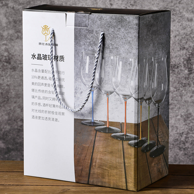 Lead-Free Crystal Stemmed Glass Set