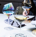 Oblique Crystal Decorative Goblet Glass Set