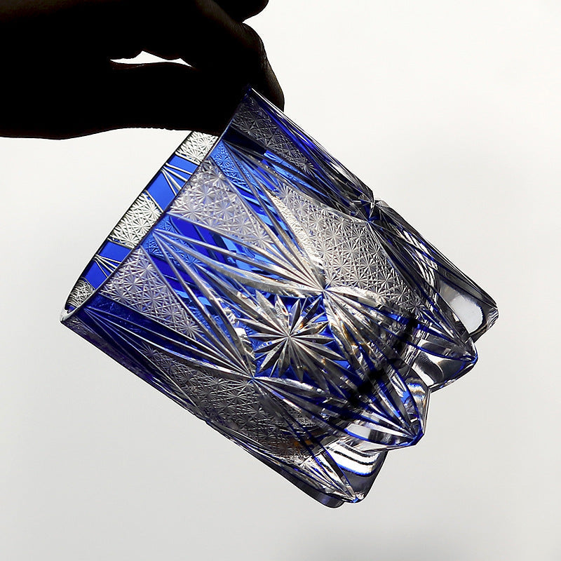 Hand Carved Crystal Glass