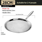 Titanium Non-Stick Household Frying Pan